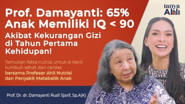 Anak Memiliki IQ di Bawah 90 Akibat Kekurangan Gizi